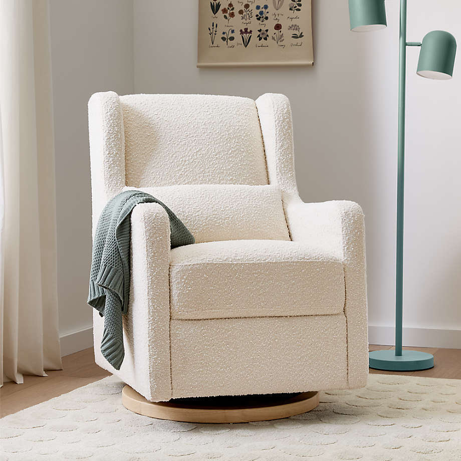 Swivel Glider in Boucle