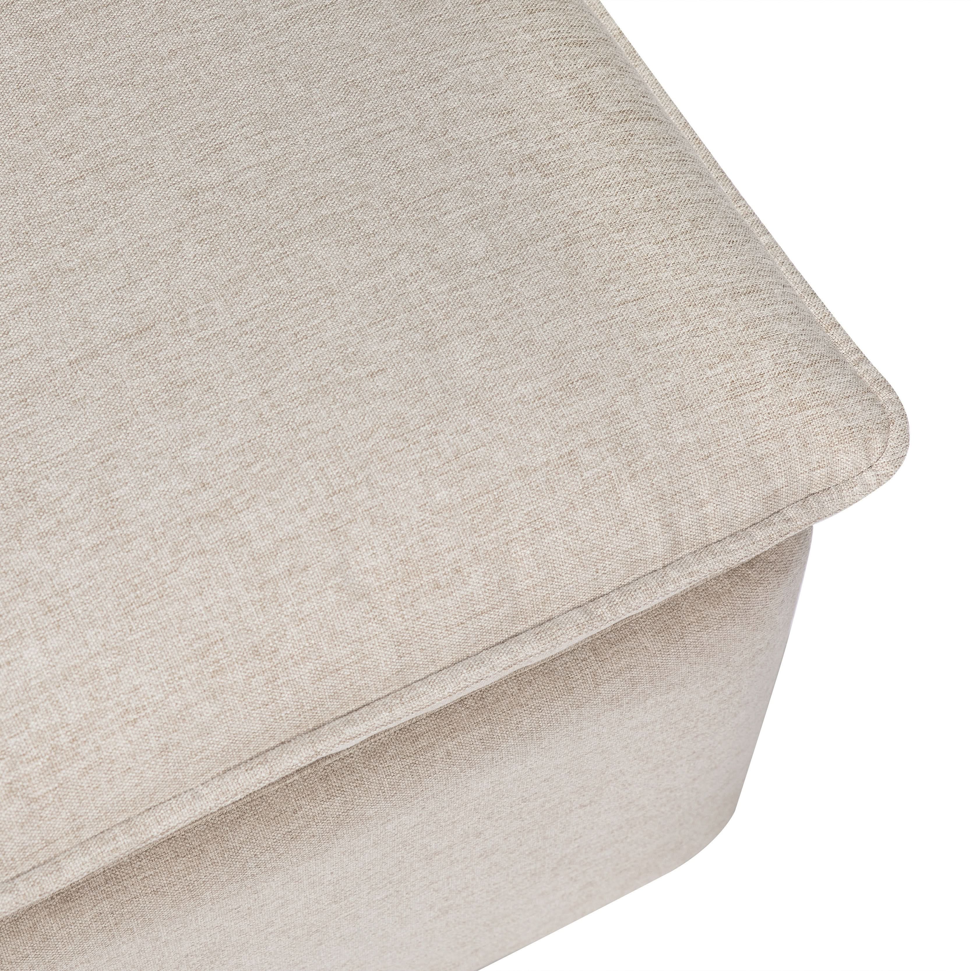 Storage Ottoman in Eco-Performance Fabric | Water Repellent & Stain Resistant