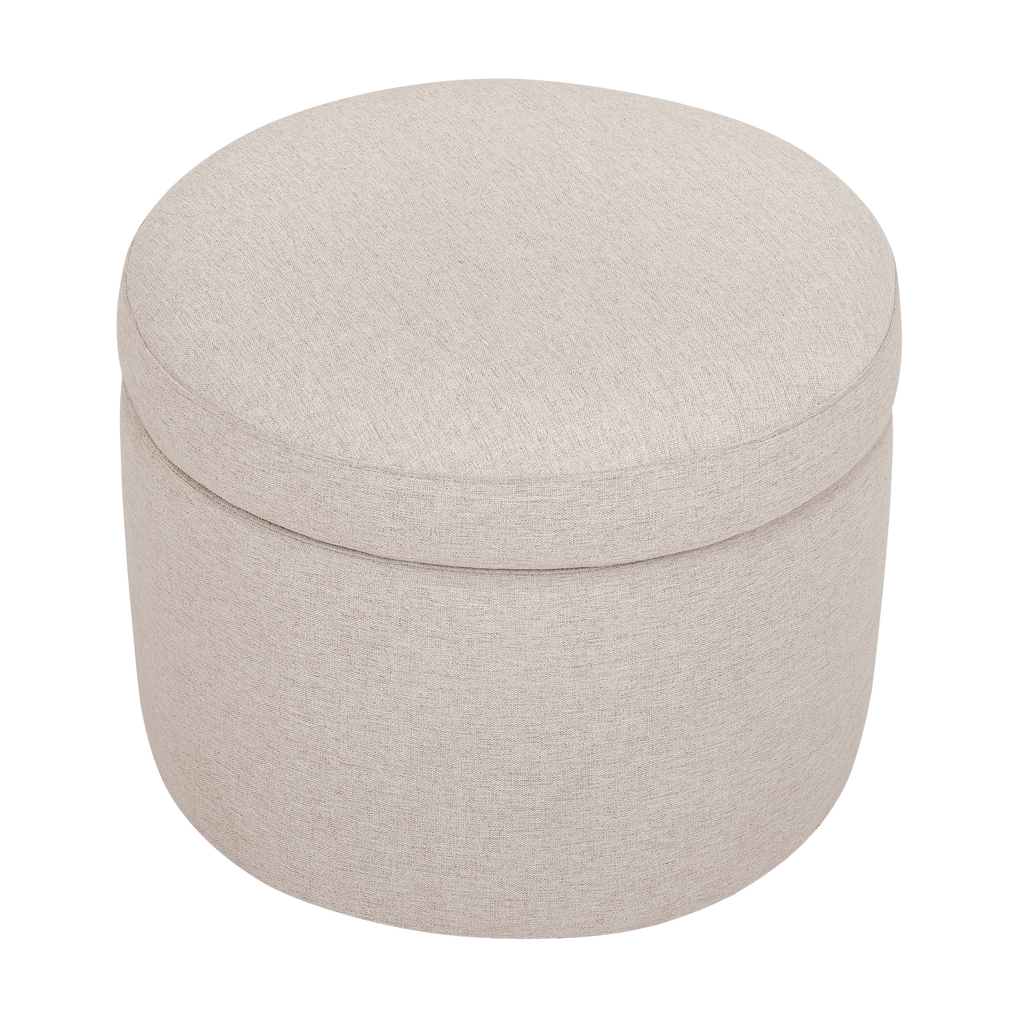 Storage Ottoman in Eco-Performance Fabric | Water Repellent & Stain Resistant