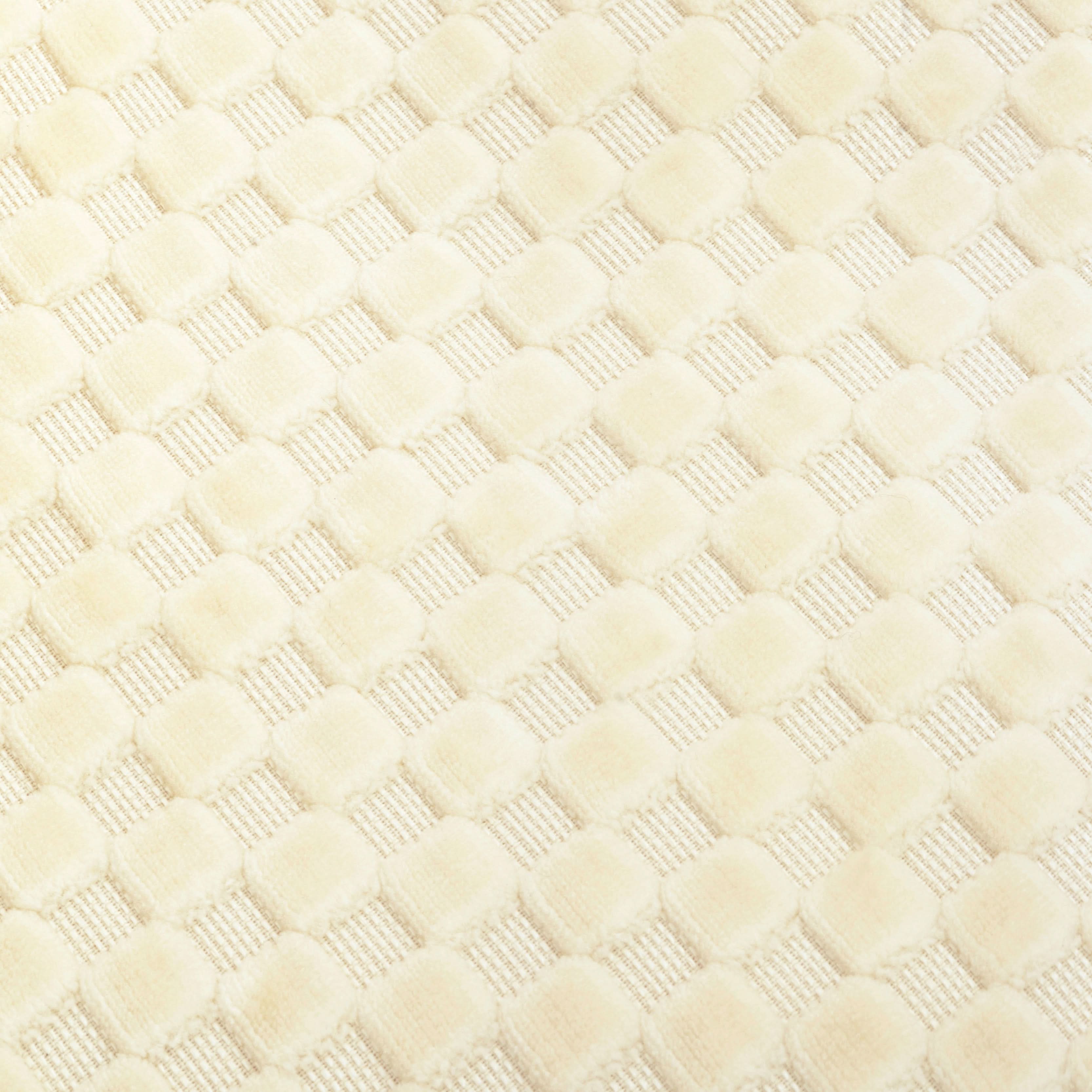 Enoki Storage Ottoman in Velvet Checker