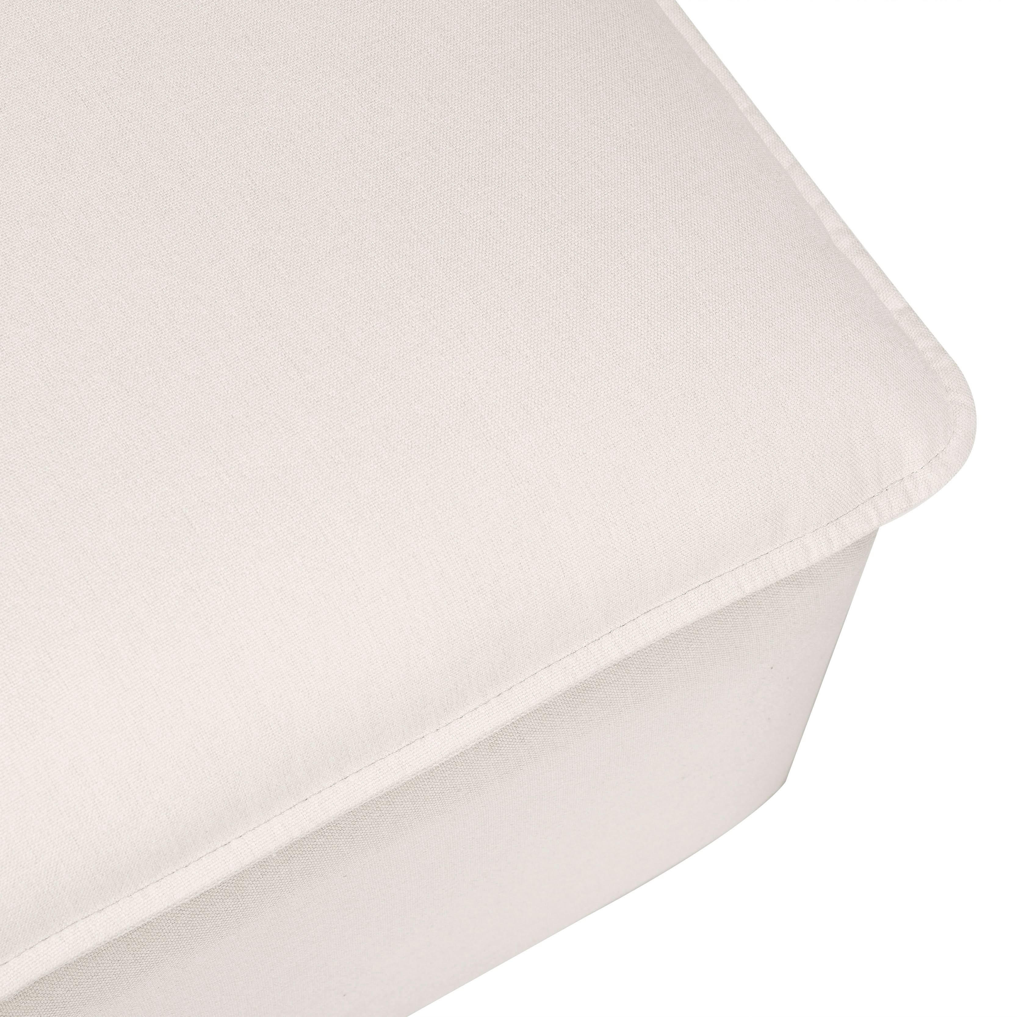 Storage Ottoman in Eco-Performance Fabric | Water Repellent & Stain Resistant