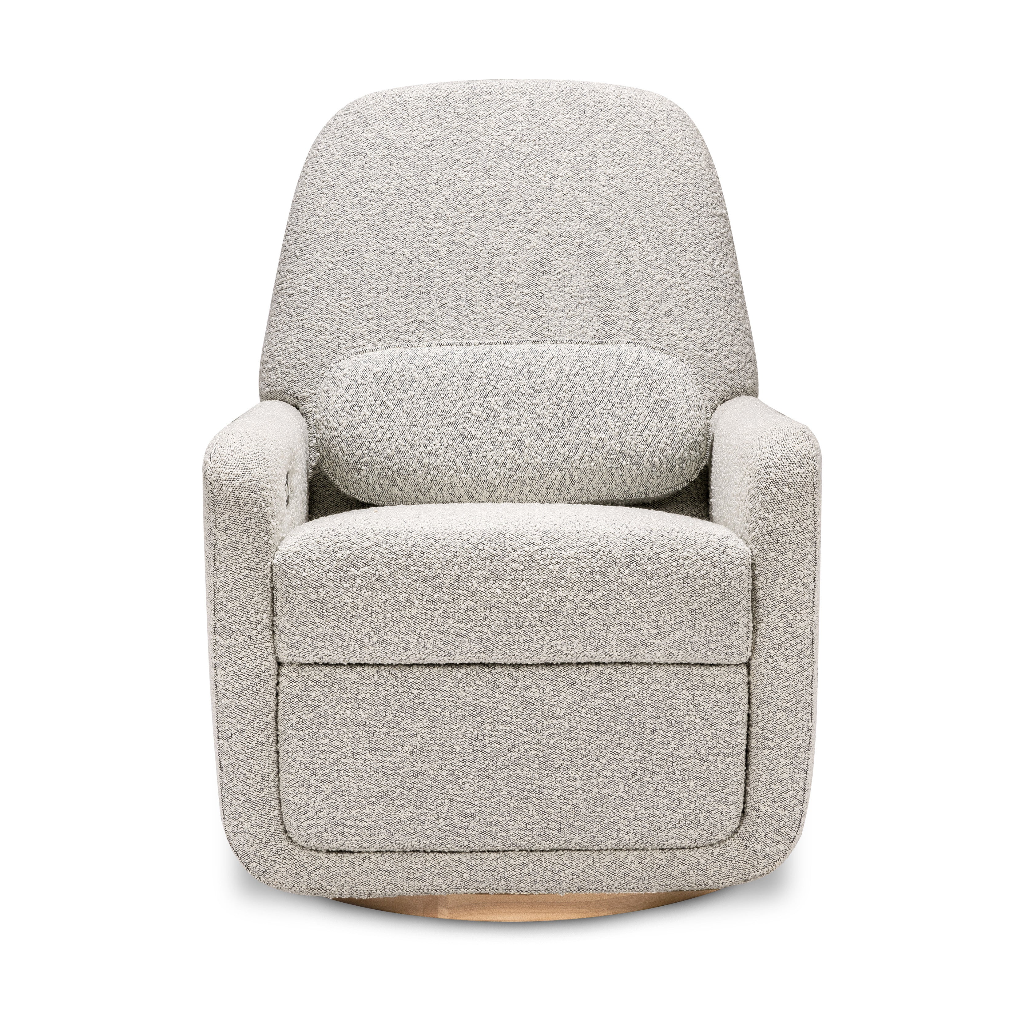 Arc Electronic Recliner and Swivel Glider in Boucle with USB port