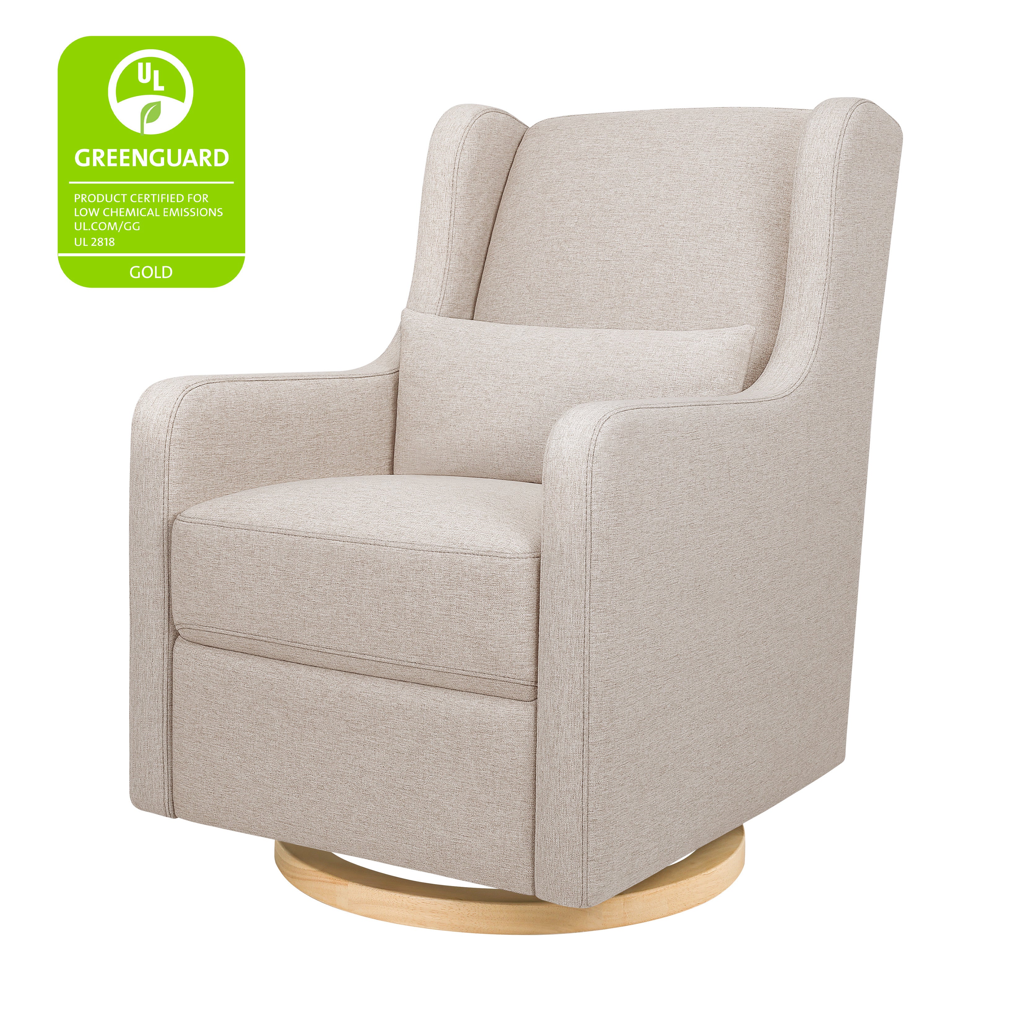 Swivel Glider in Eco-Performance Fabric | Water Repellent & Stain Resistant