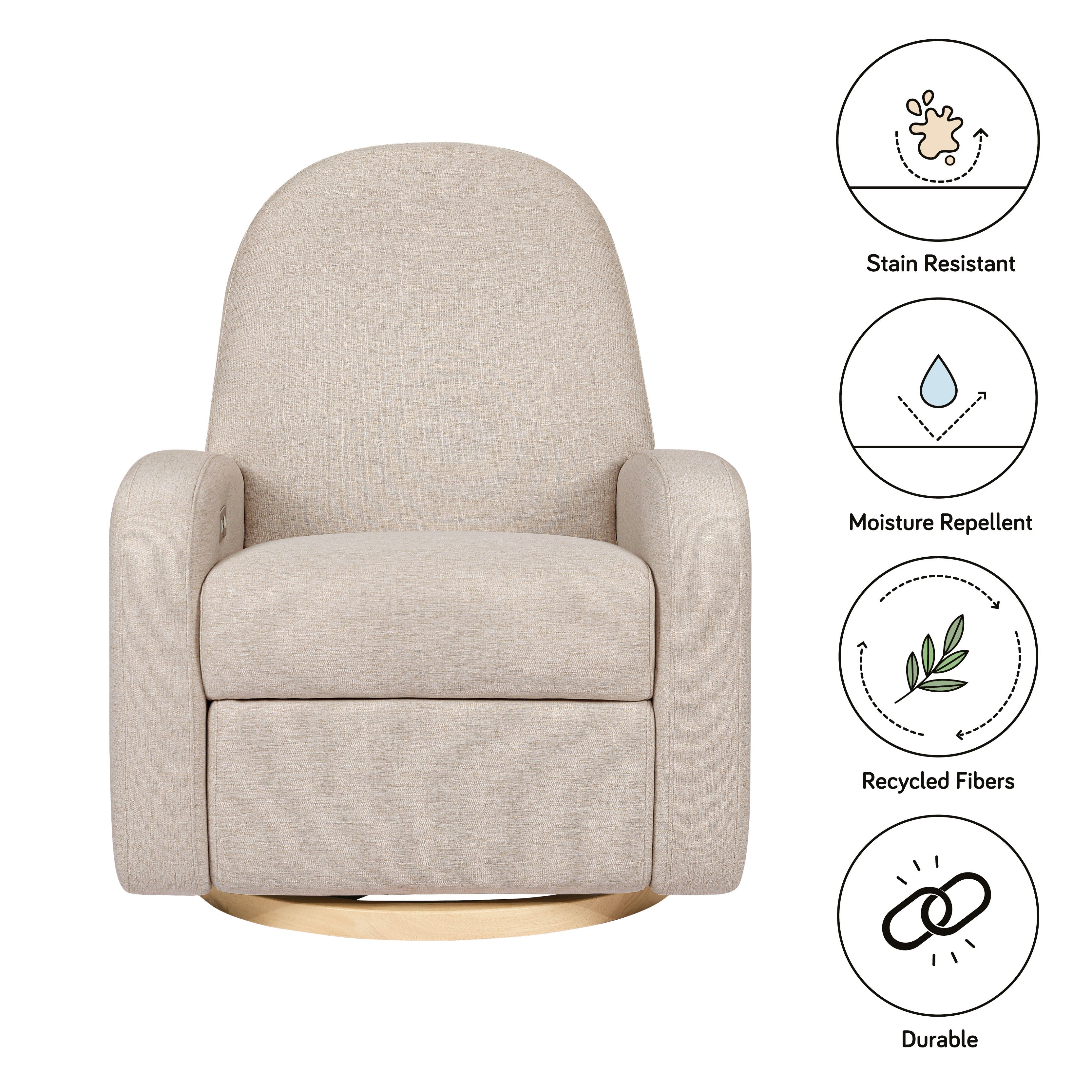 Electronic Recliner and Swivel Glider Recliner with USB port