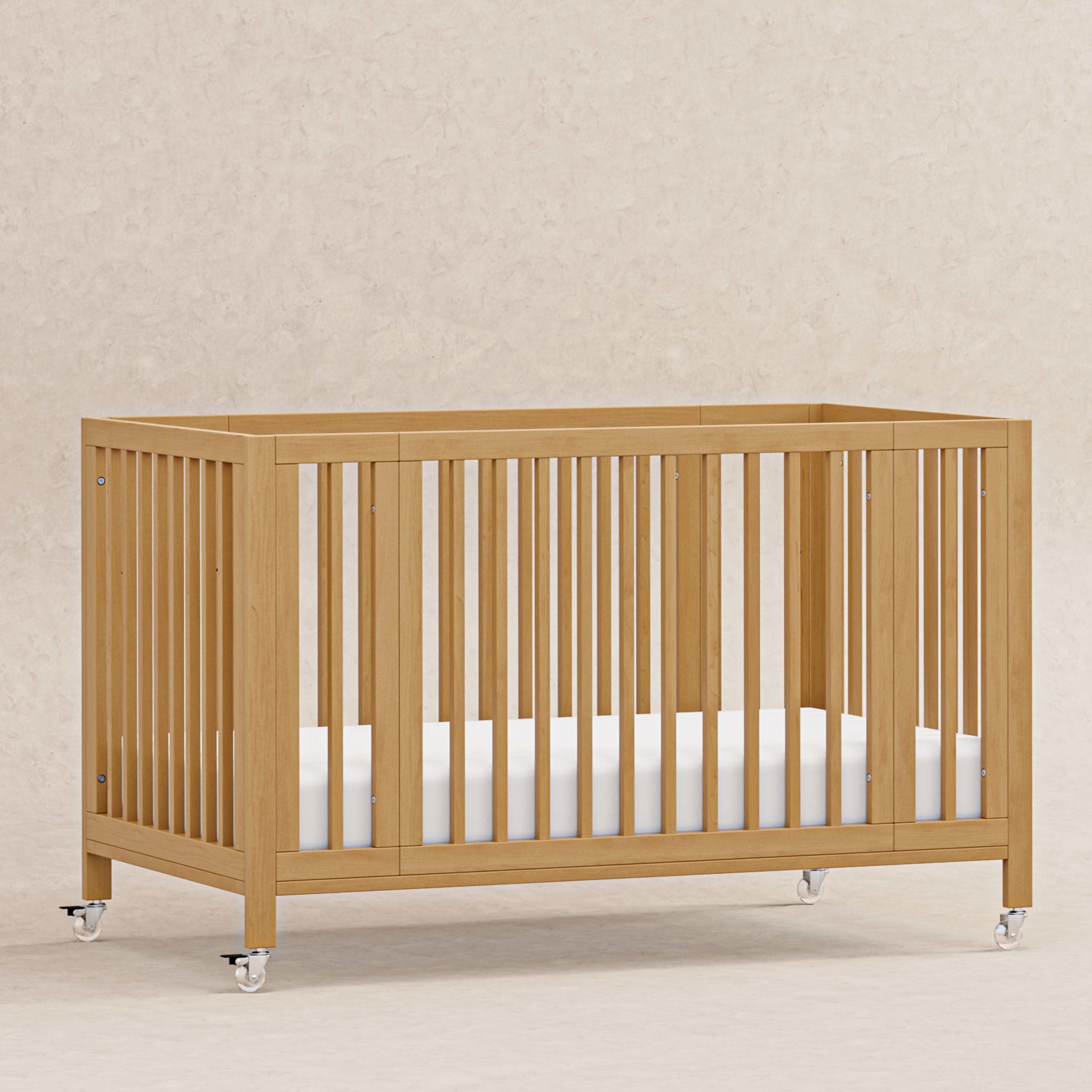 Rolli 9-in-1 Convertible All-Stages® Crib with Bassinet & Toddler Bed Conversion Kits