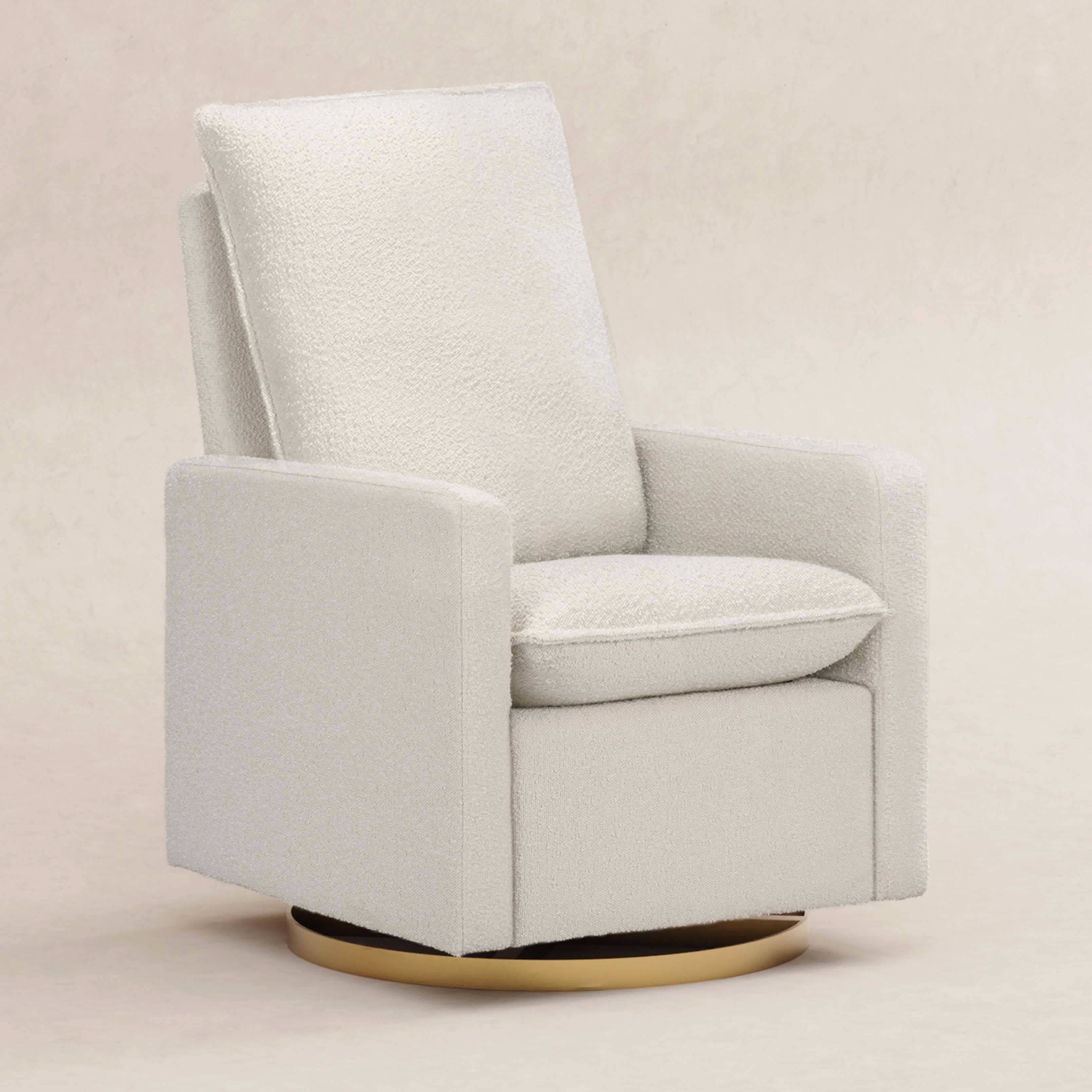Pillowback Swivel Glider
