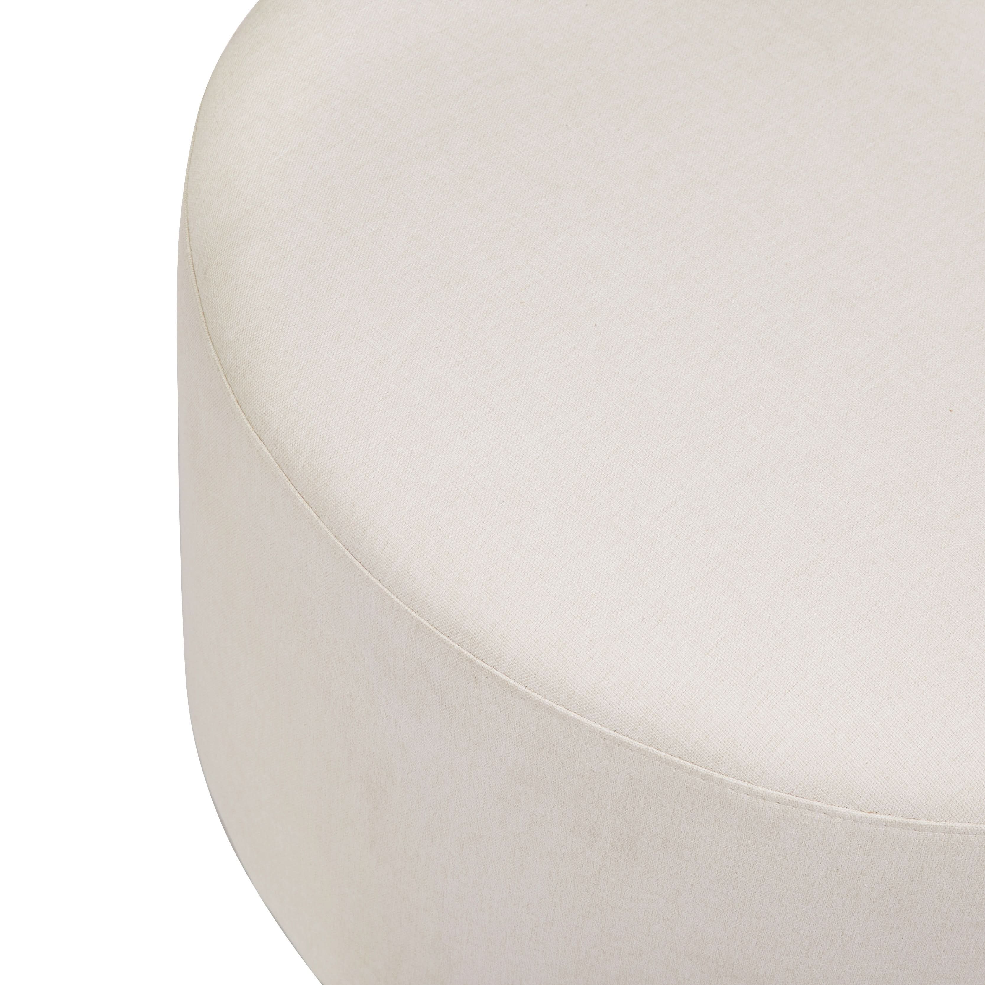 Tuba Gliding Ottoman in Eco-Performance Fabric | Water Repellent & Stain Resistant