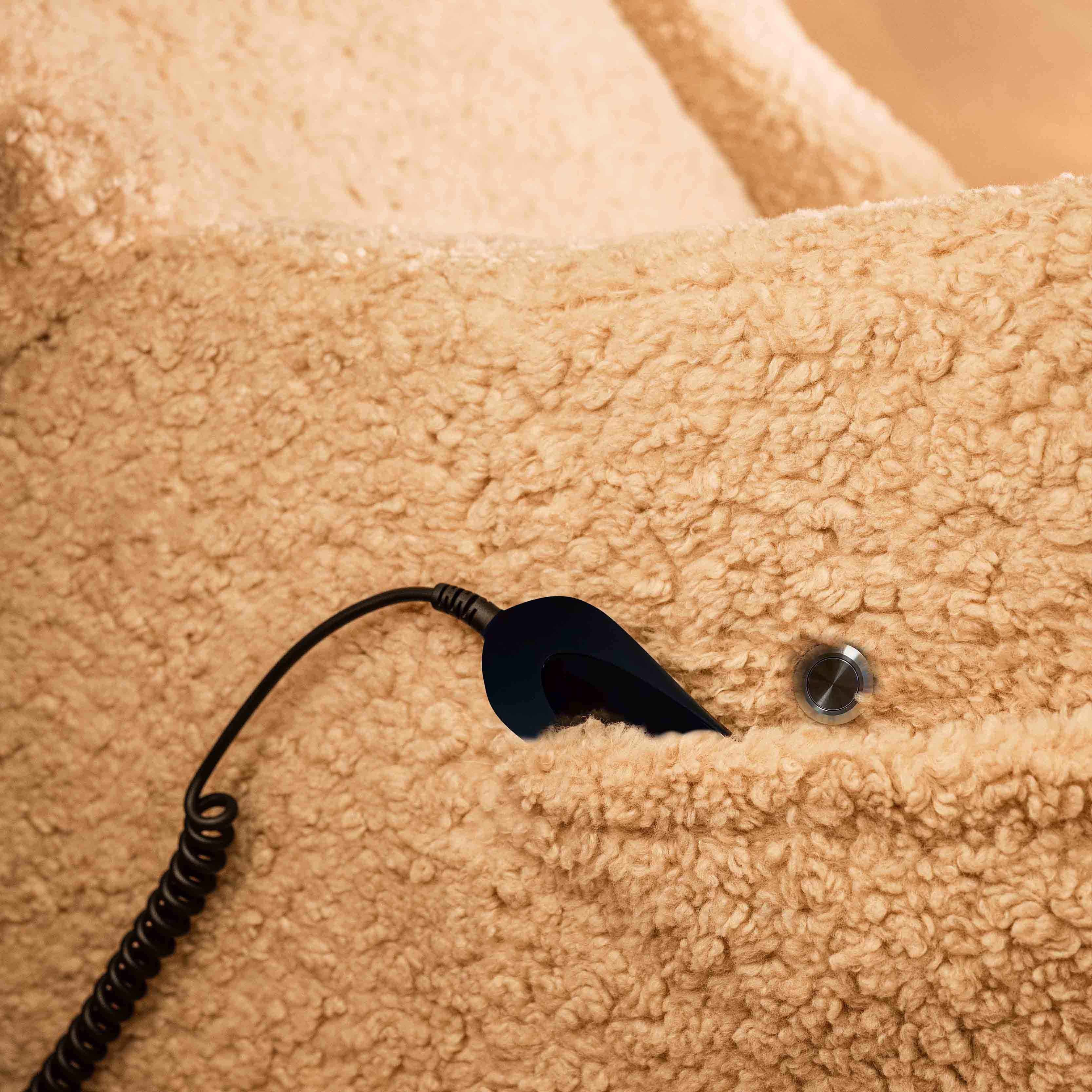 Deluxe Power Recliner and Swivel Glider with Heat and Massage