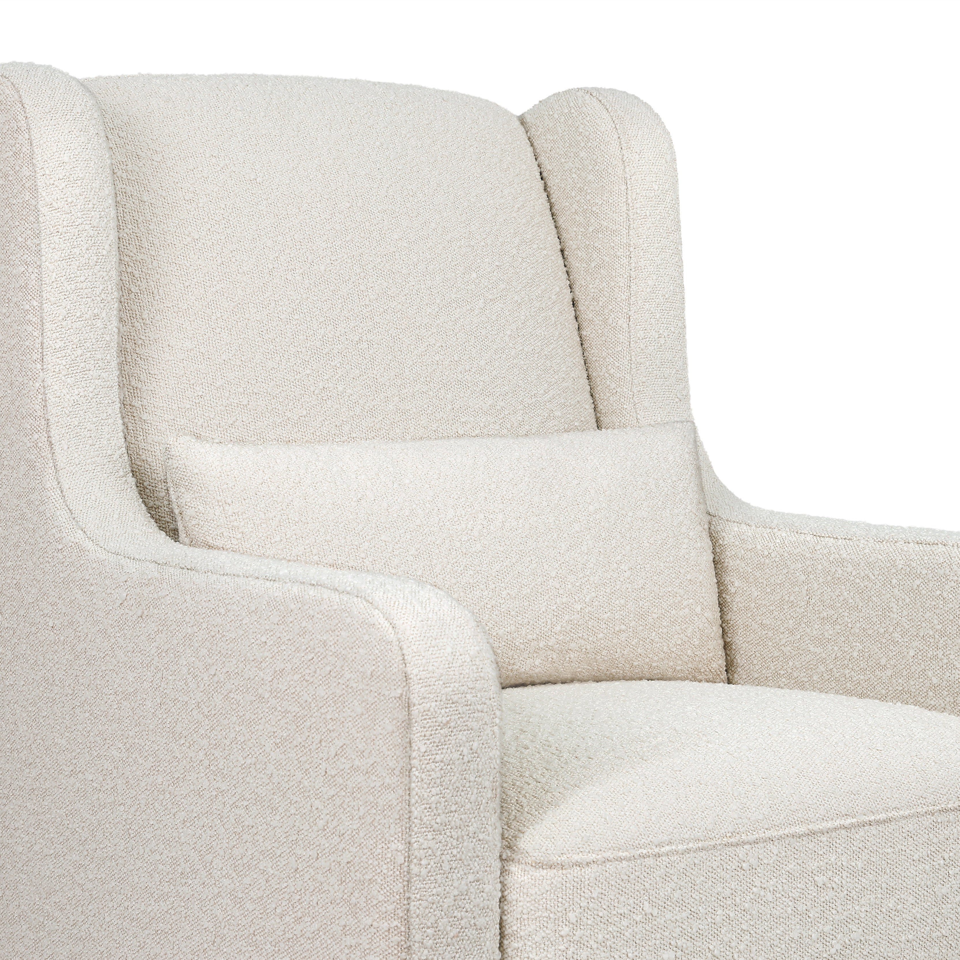 Swivel Glider in Boucle