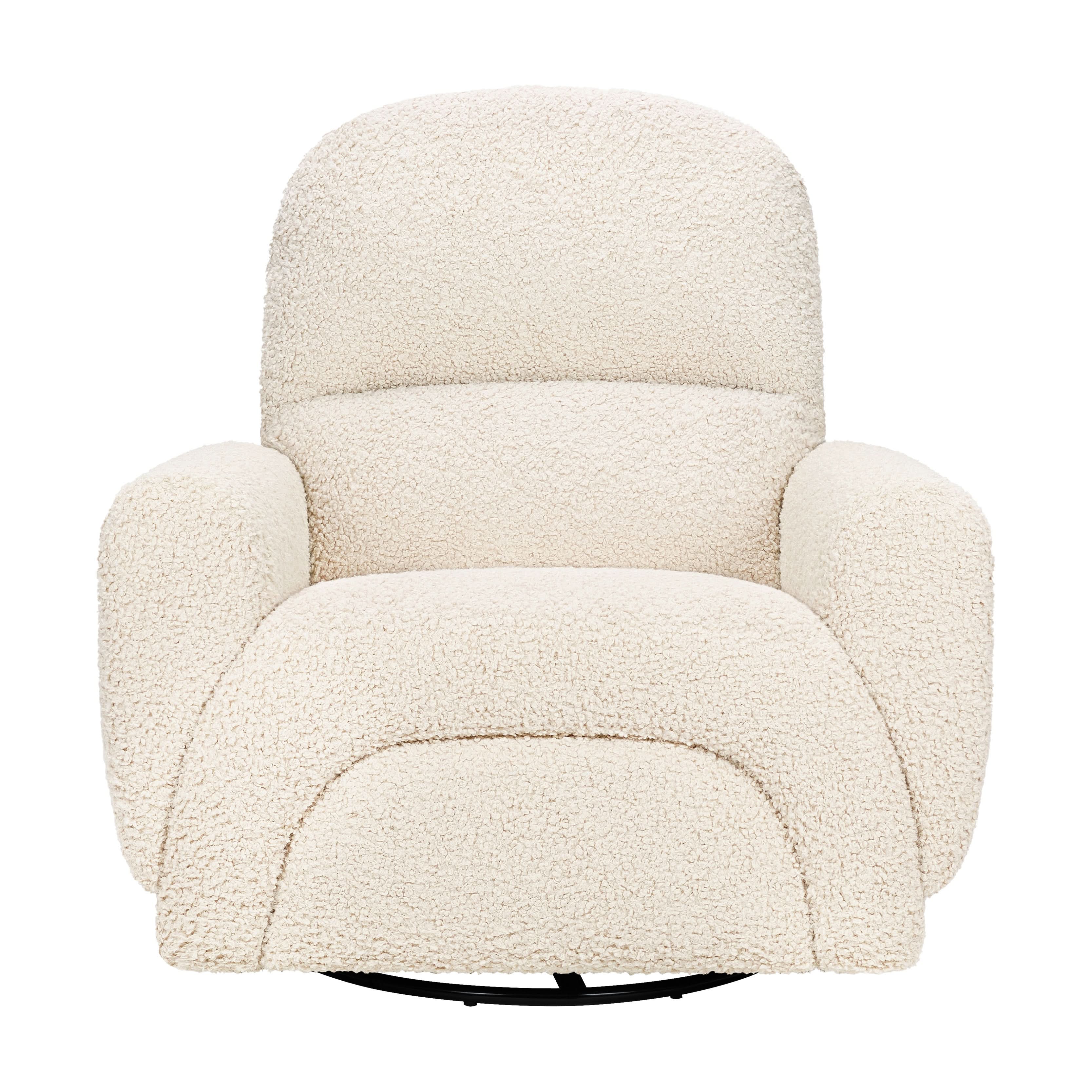 Rainbow Recliner and Swivel Glider in Teddy Loop