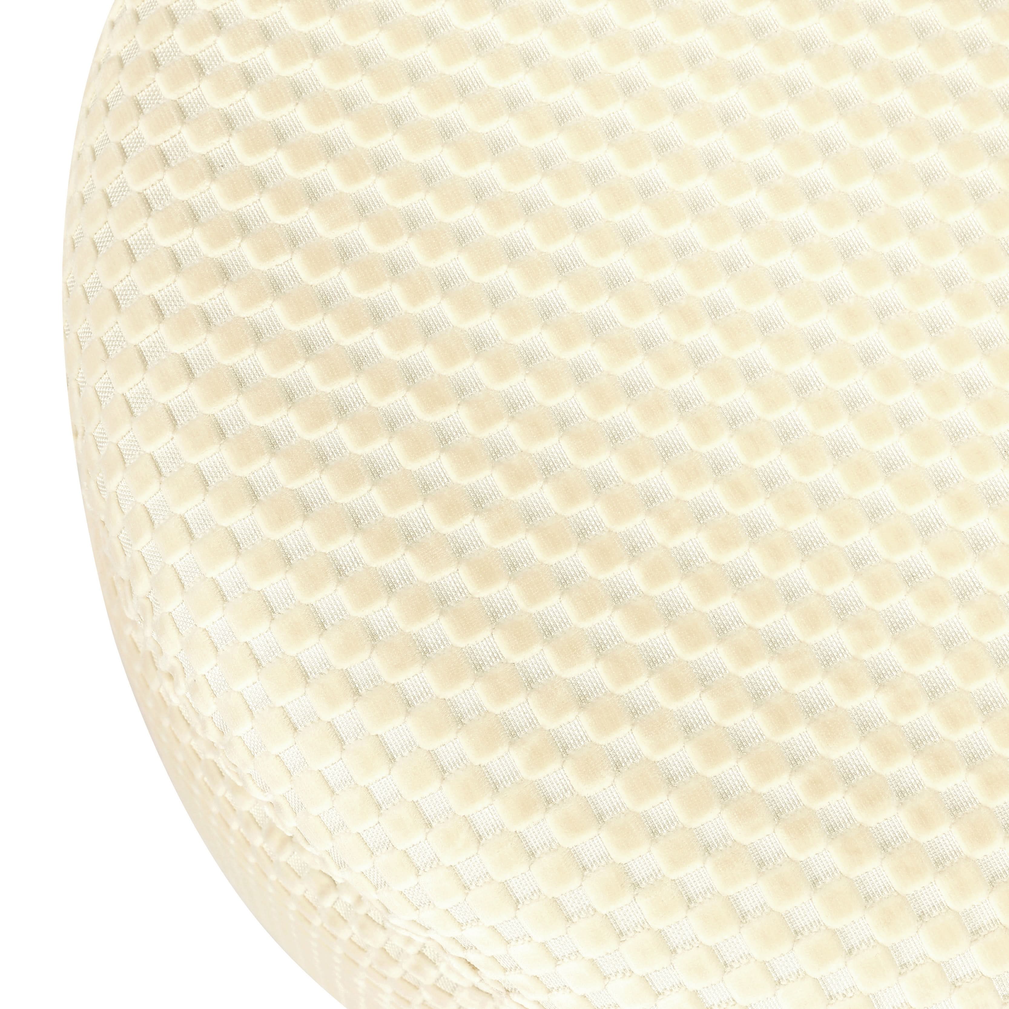 Enoki Storage Ottoman in Velvet Checker