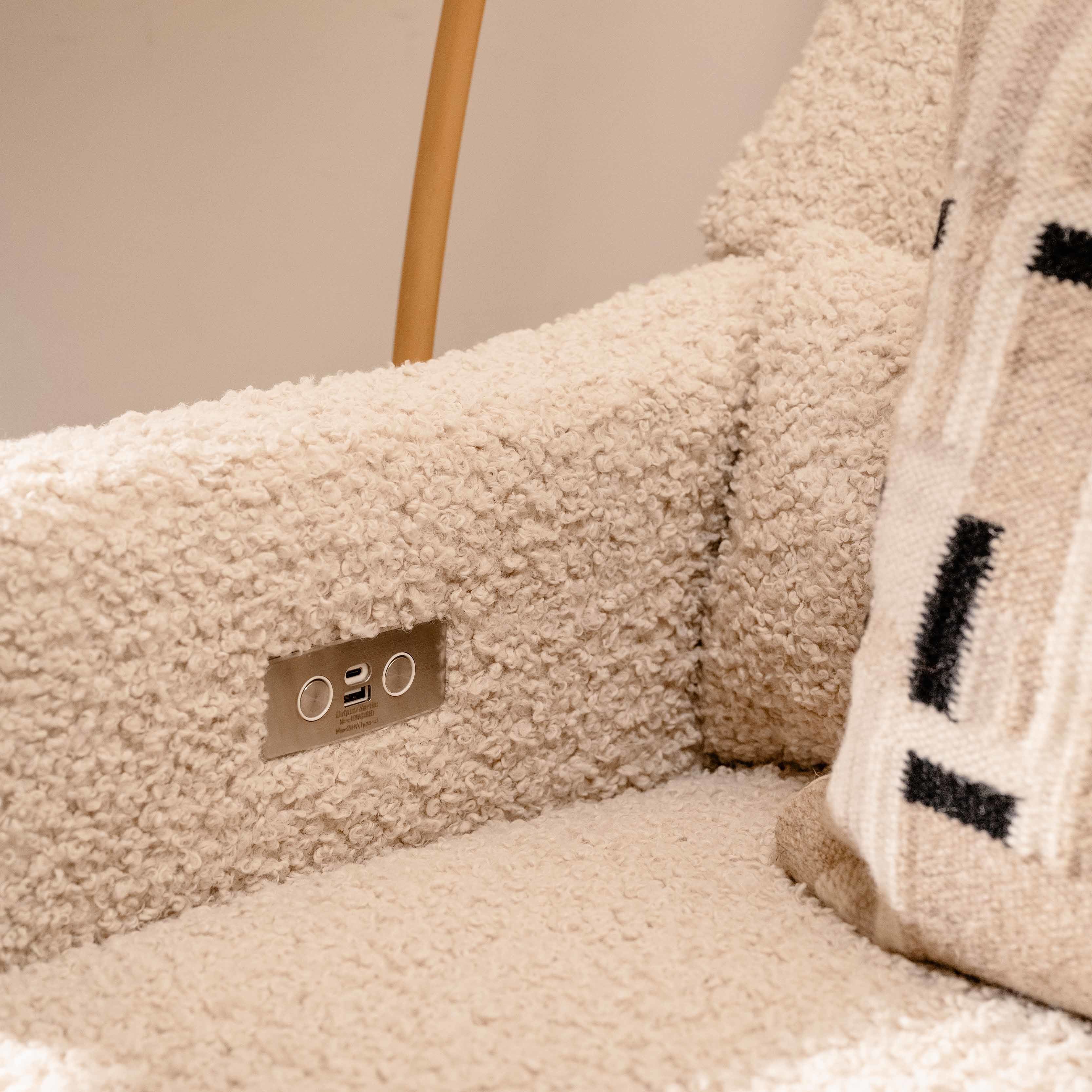 Electronic Recliner and Swivel Glider with USB port