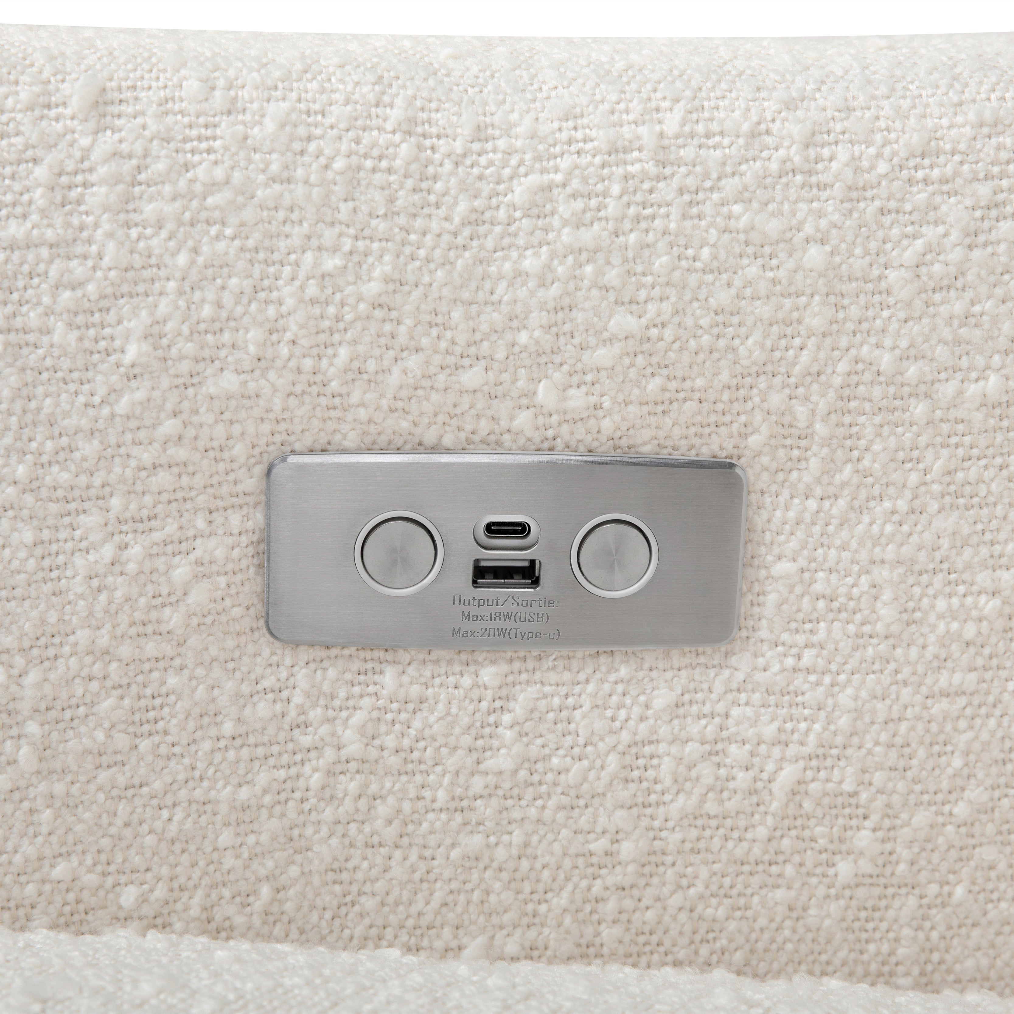 Electronic Recliner and Swivel Glider with USB port