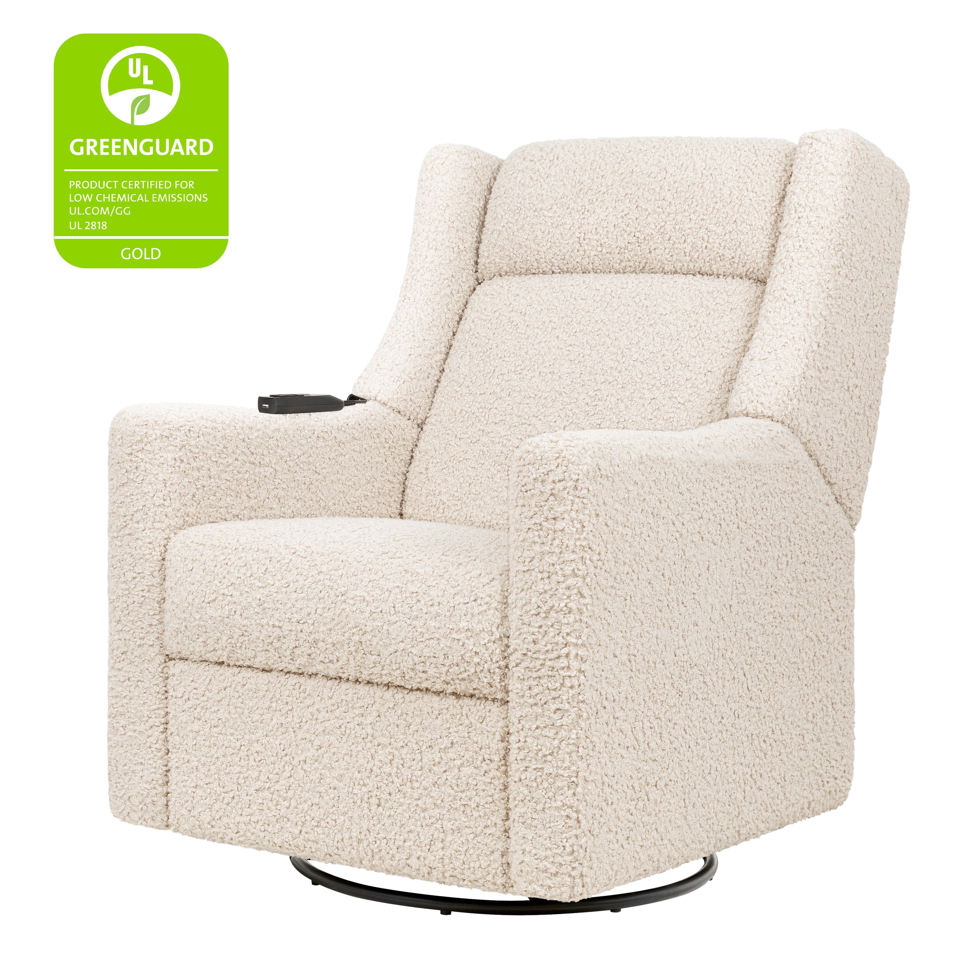 Deluxe Power Recliner and Swivel Glider with Heat and Massage