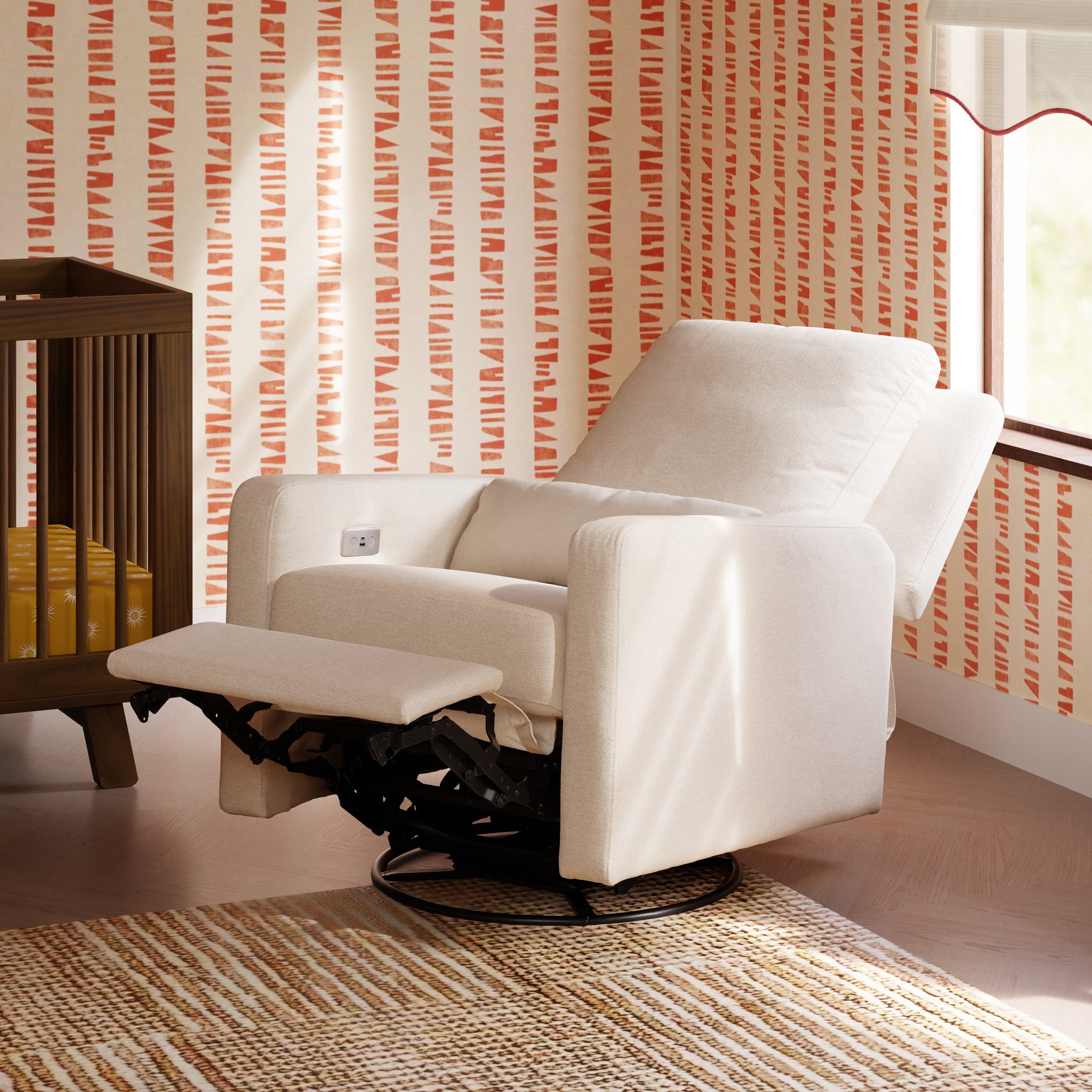 Electronic Recliner and Swivel Glider with USB port