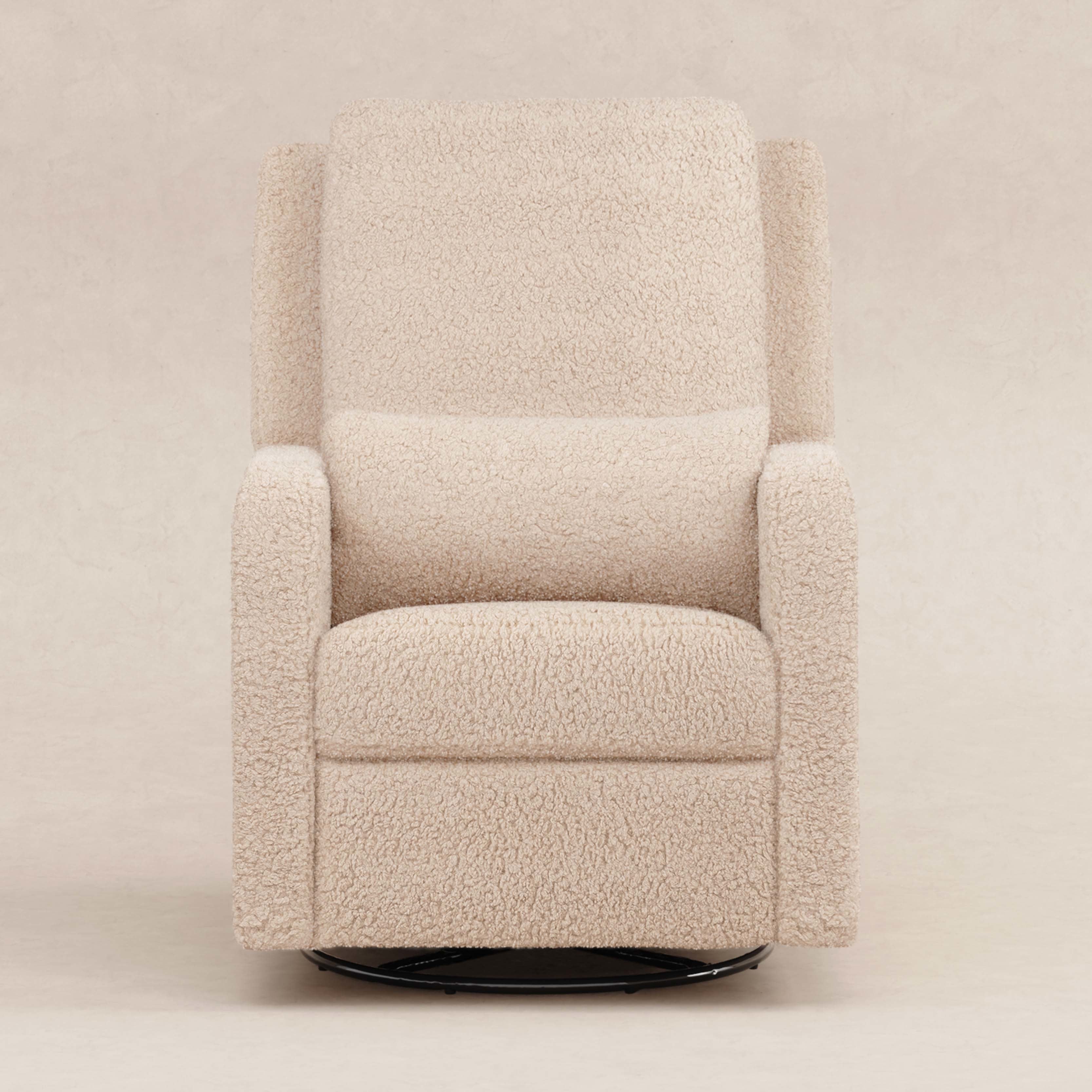 Recliner and Swivel Glider in Shearling